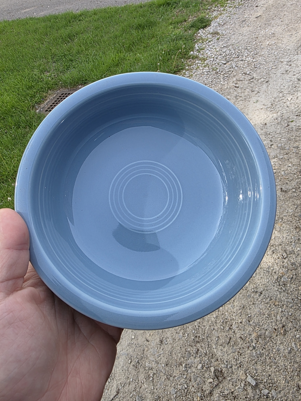 Vintage Fiesta Ware HLC  periwinkle Blue